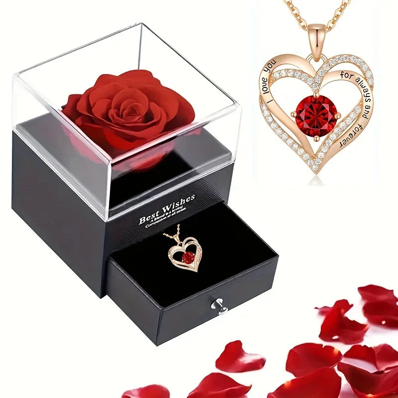 BEST WISHES BOX WITH LUXURY NECKLACE