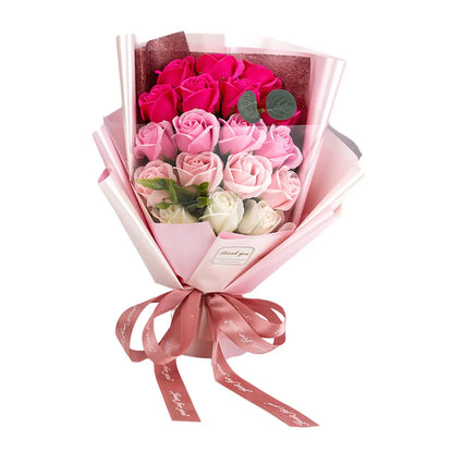 PRESERVED ROSES CLASSIC BOUQUET - PINK