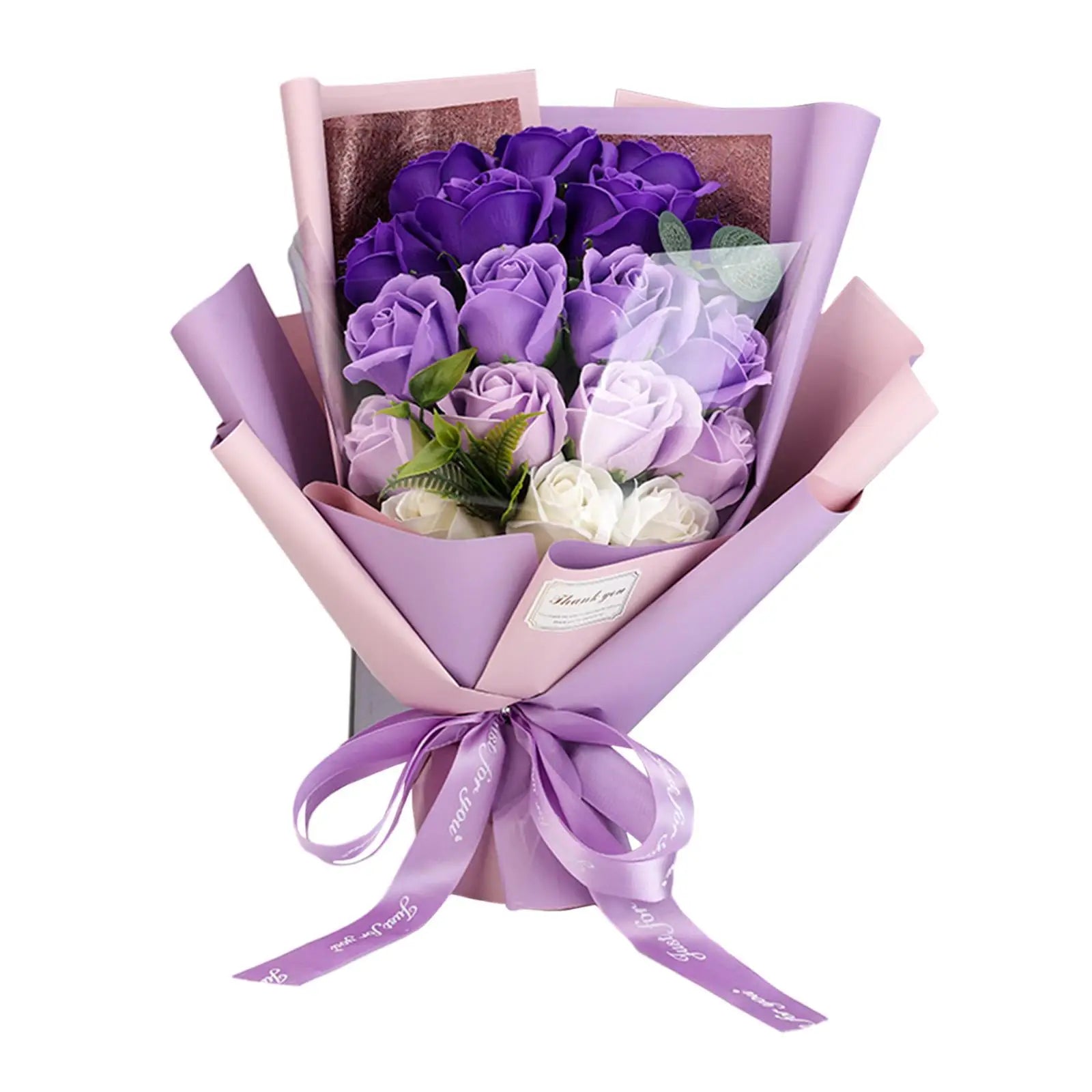 PRESERVED ROSES CLASSIC BOUQUET - LAVENDER