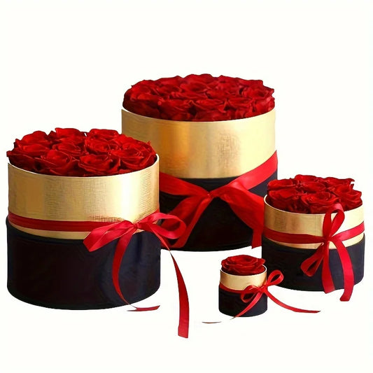 PRESERVED ROSES ROUND BOX